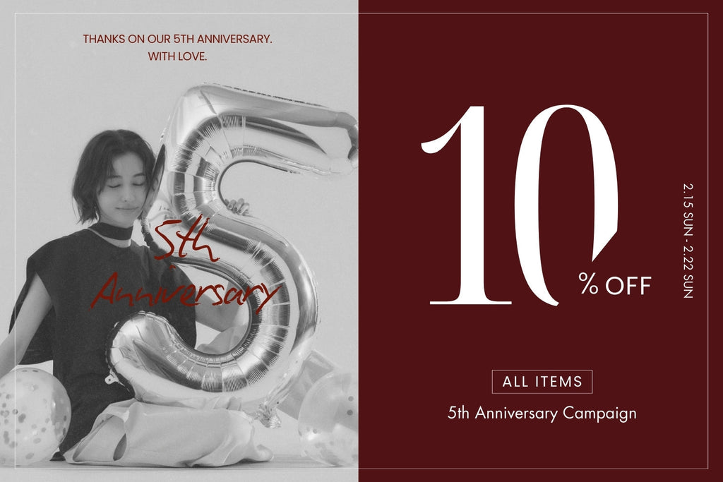 5th Anniversary Campaignを実施します!