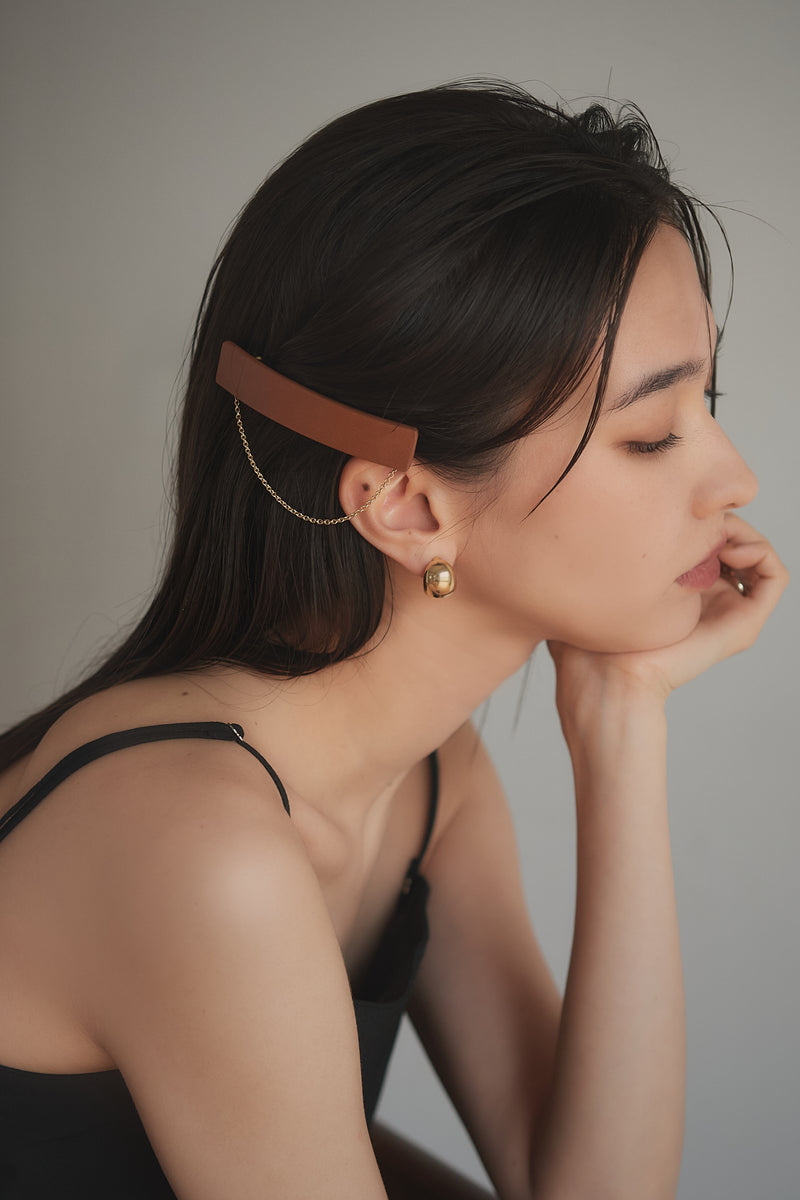 Apple 2Way Barrette | LOVST TOKYO, アップルレザー, ヴィーガン