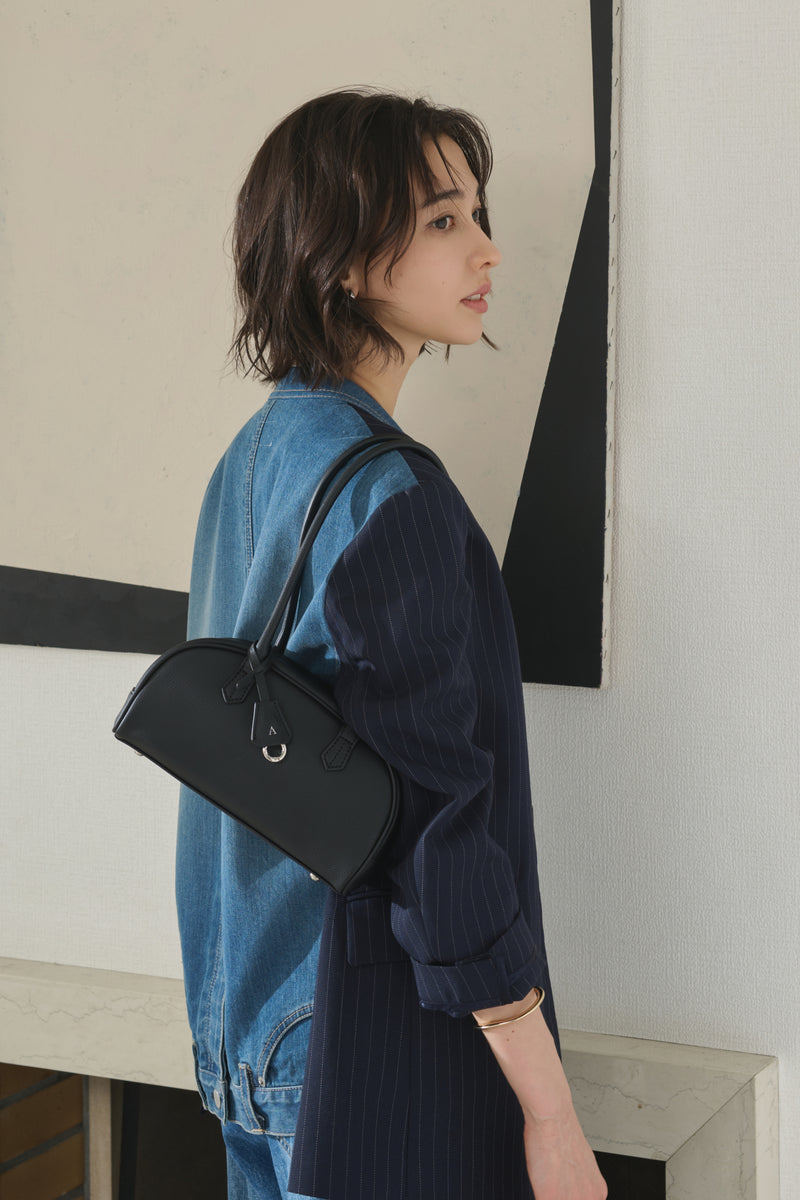 国産アップルレザー製「Apple Half-moon Boston Bag」| LOVST TOKYO