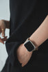 国産アップルレザー Apple Watch 3Wayバンド / ブラック 着用イメージ
