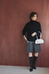 Apple Half-moon Boston Bag