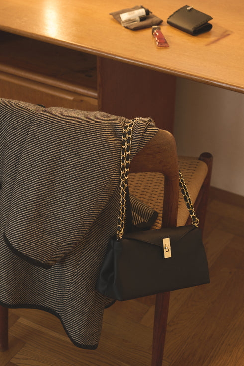 レディースチェーンバッグ | イタリア産グレープレザー | Grape 3Way Chain Bag
