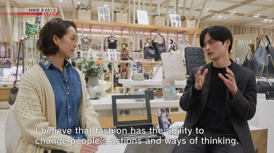 NHK WORLD-JAPANにて紹介されたLOVST TOKYOのアップルレザーアイテム