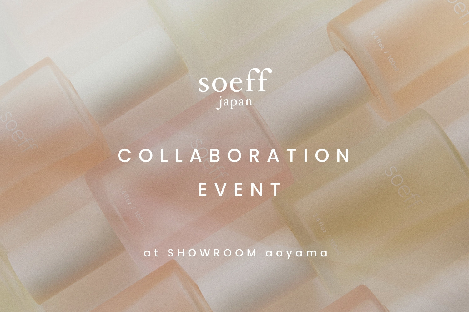 南青山ショールームにて「soeff japan」とコラボイベントを実施