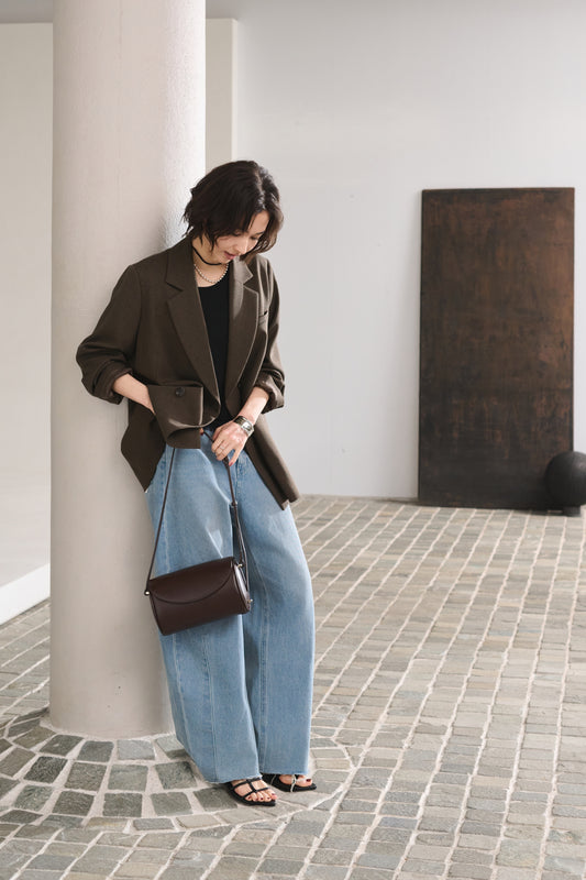 Apple 2Way Half-moon Bag