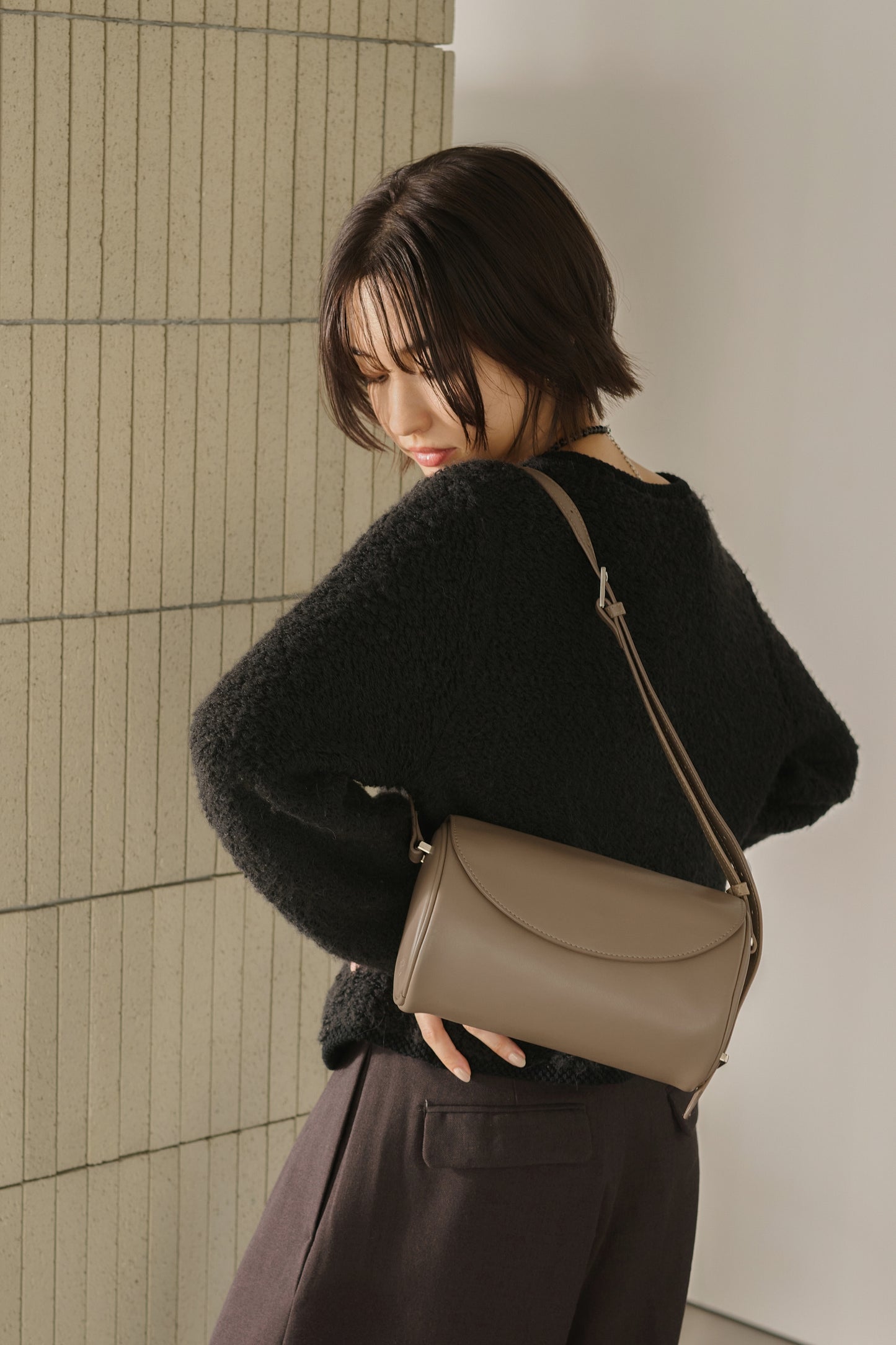 Apple 2Way Half-moon Bag