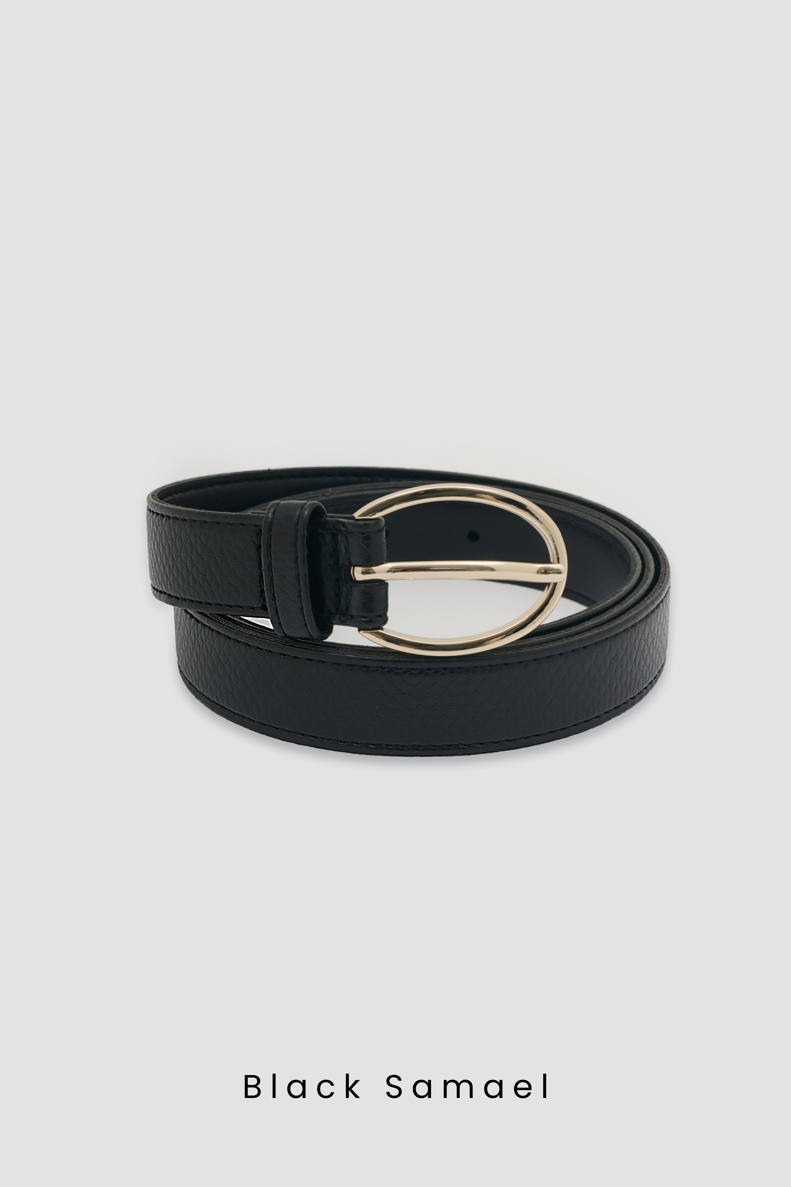 Apple Half-moon Belt | 国産アップルレザー製ベルト, LOVST