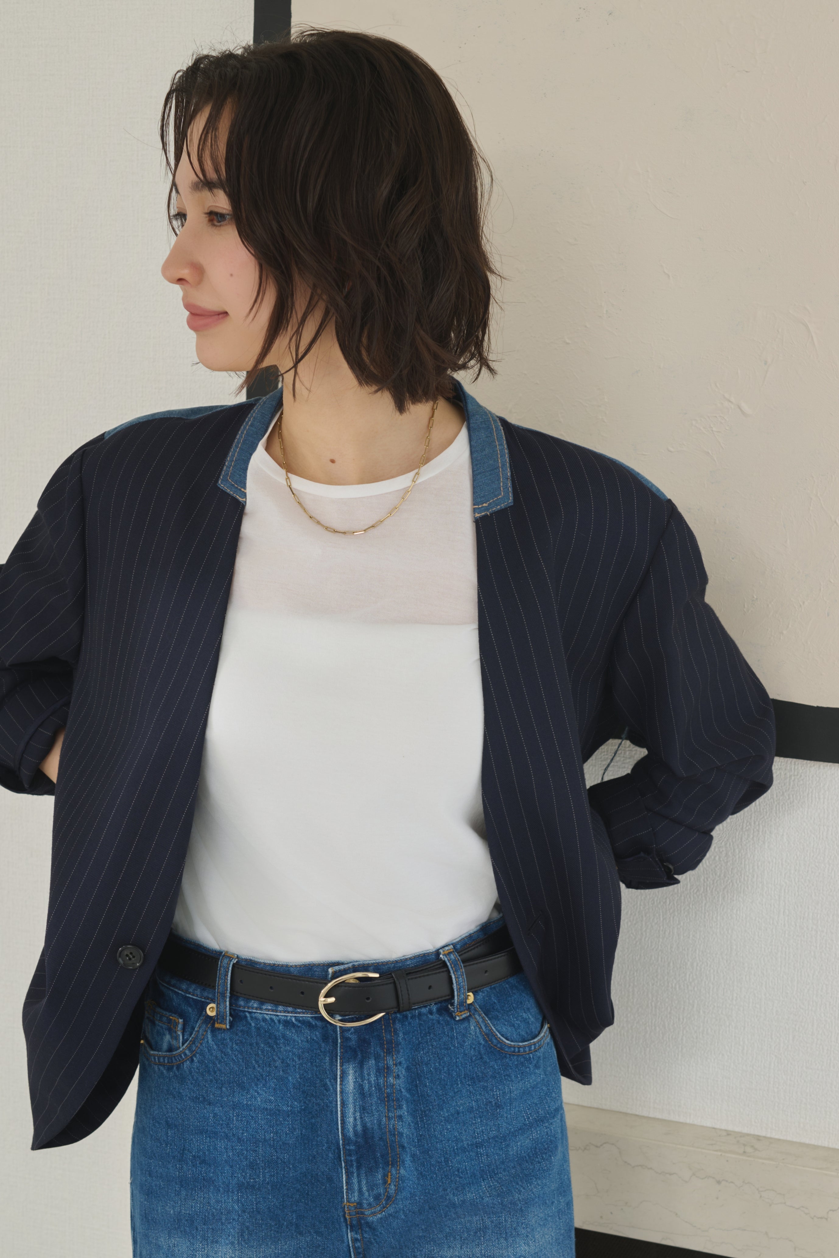 Apple Half-moon Belt | 国産アップルレザー製ベルト, LOVST TOKYO