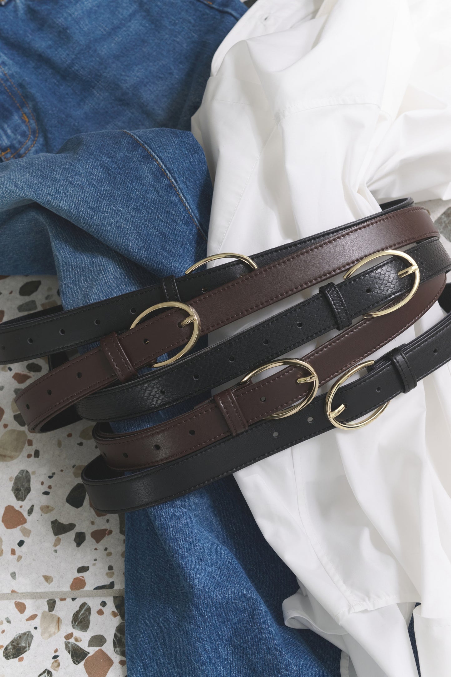 Apple Half-moon Belt