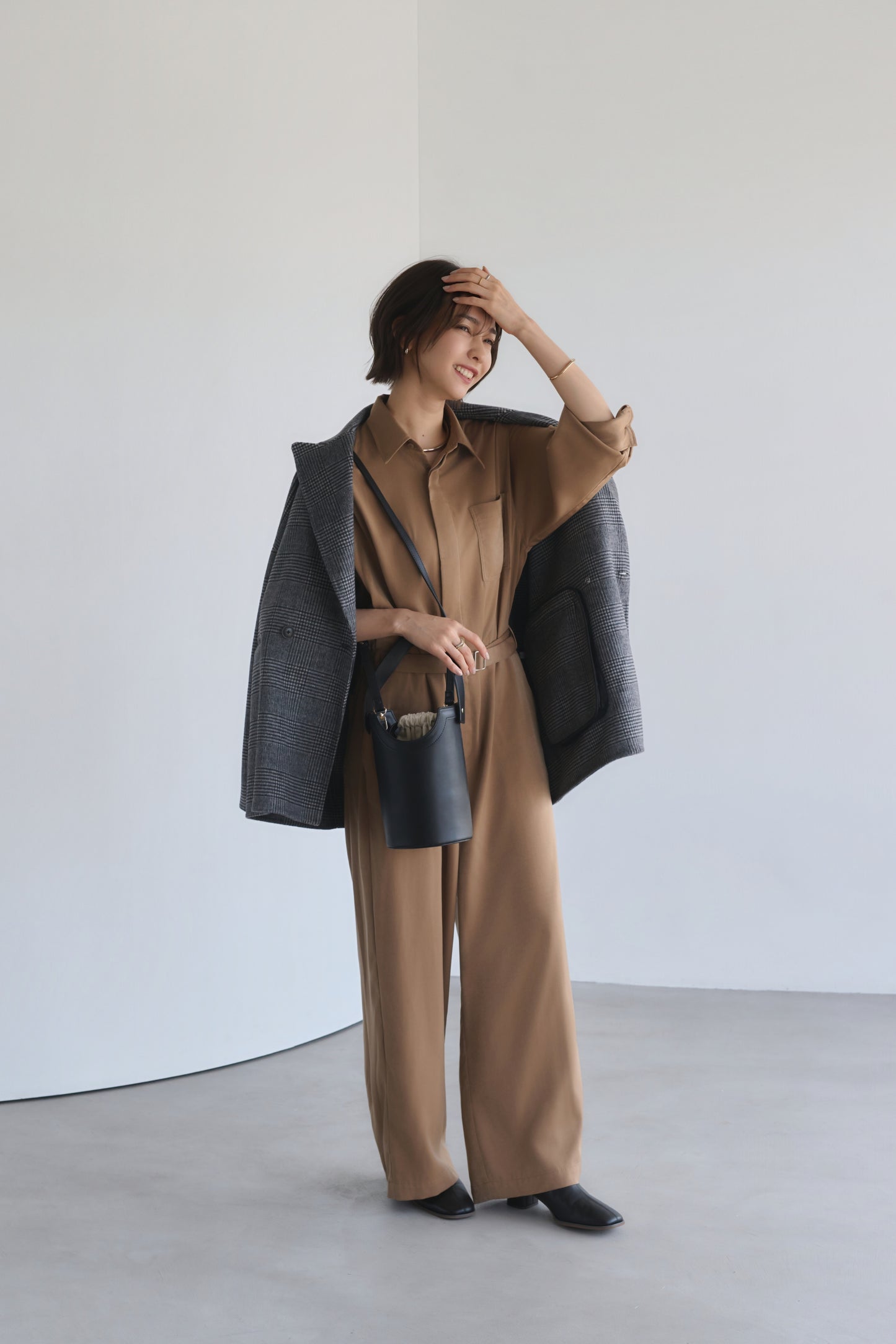 Apple Multi Way Half-moon Bag