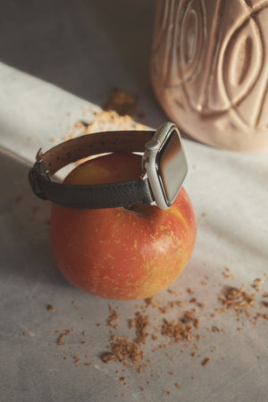 国産アップルレザー Apple Watch 3Wayバンド / ブラック イメージ
