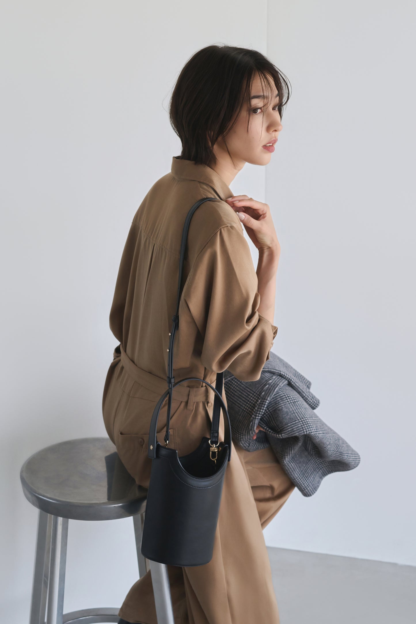 Apple Multi Way Half-moon Bag