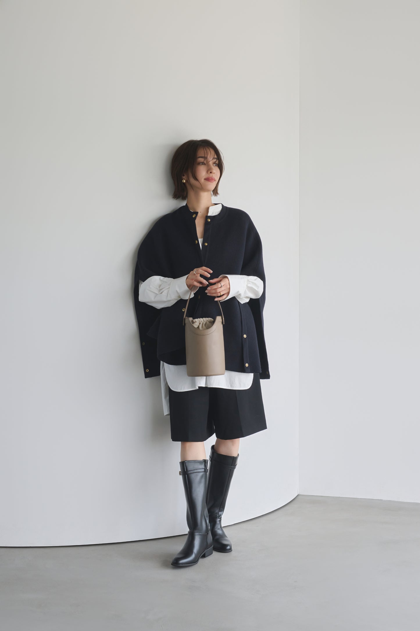 Apple Multi Way Half-moon Bag