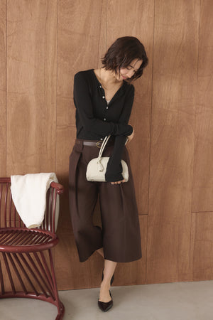 Apple Half-moon Boston Bag