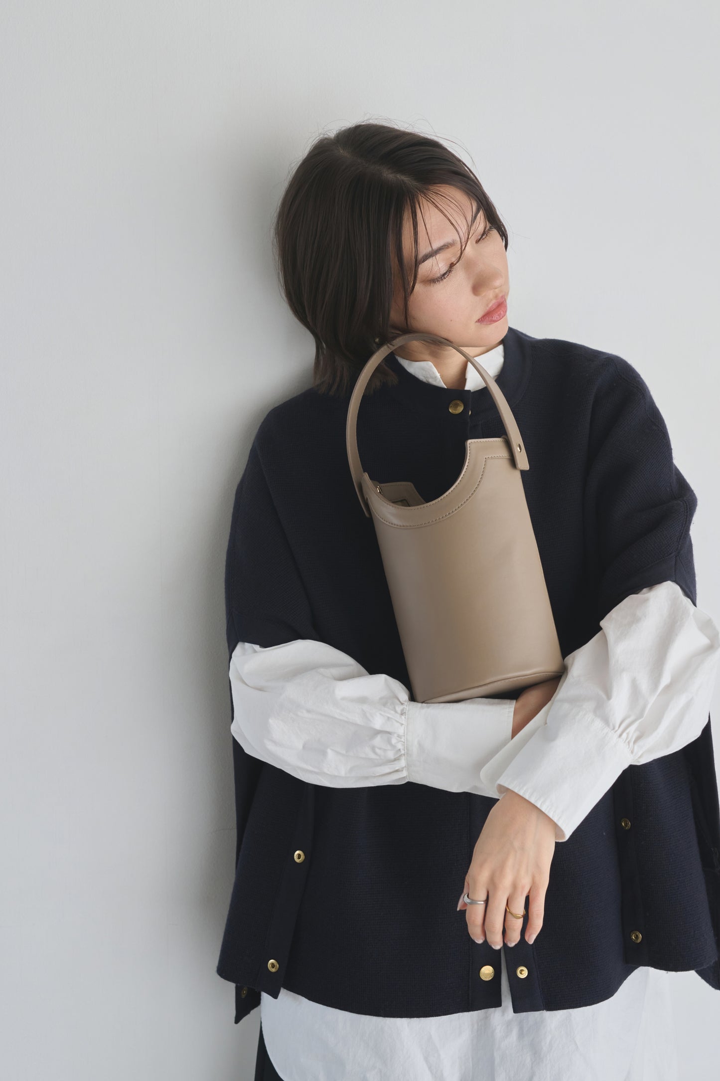 Apple Multi Way Half-moon Bag