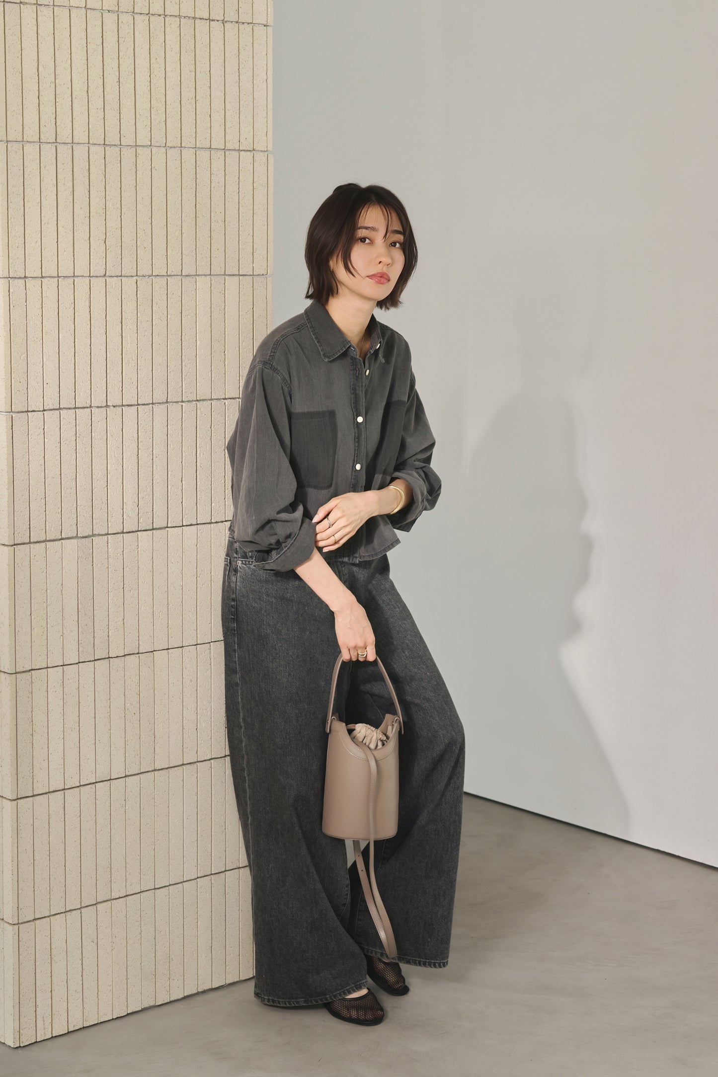 Apple Multi Way Half-moon Bag