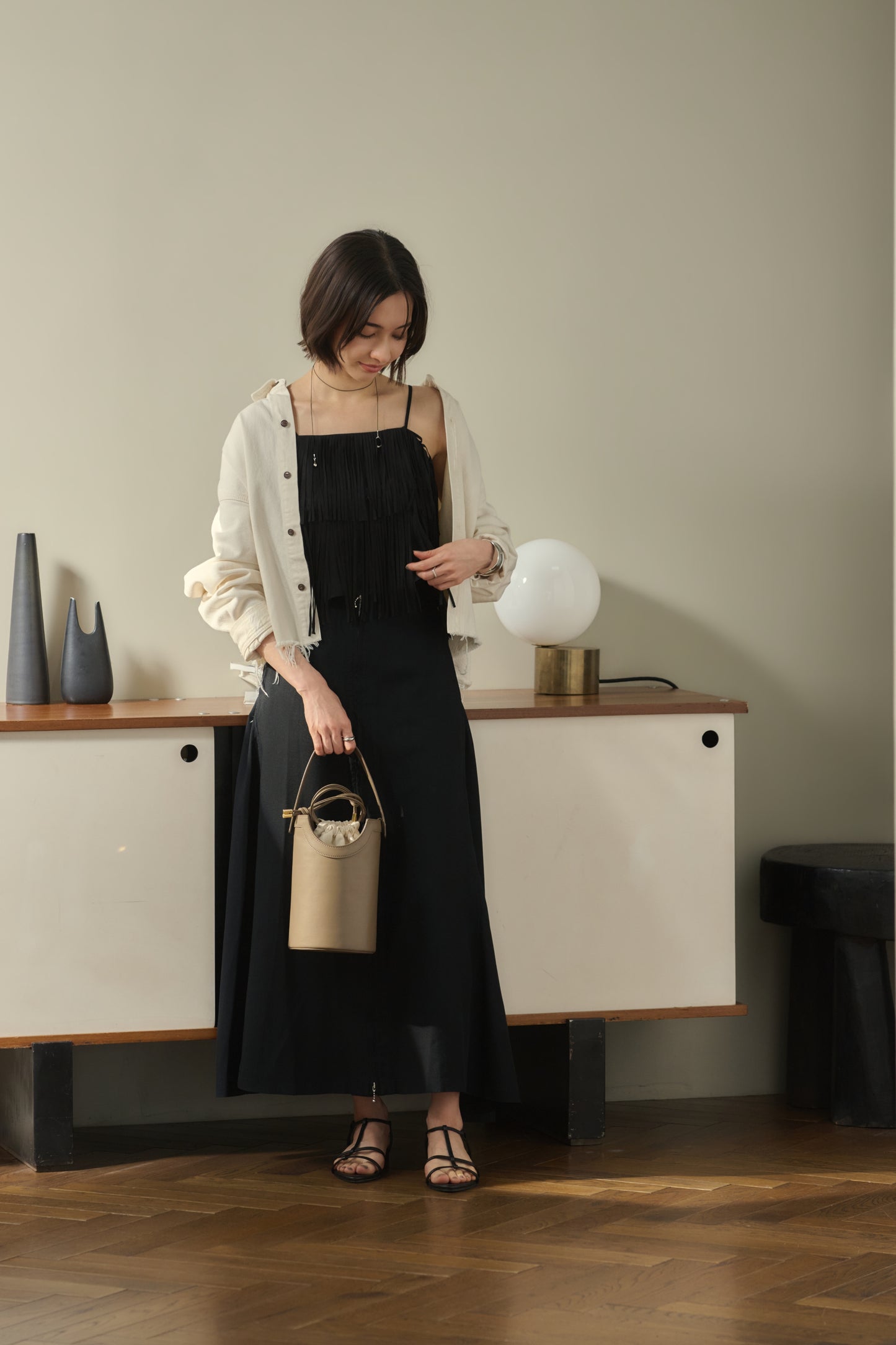 【LEE 4月号掲載】Apple Multi Way Half-moon Bag