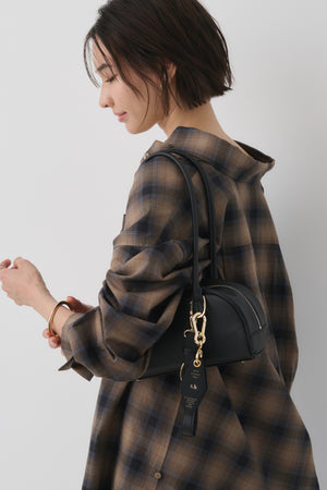 Apple Half-moon Boston Bag