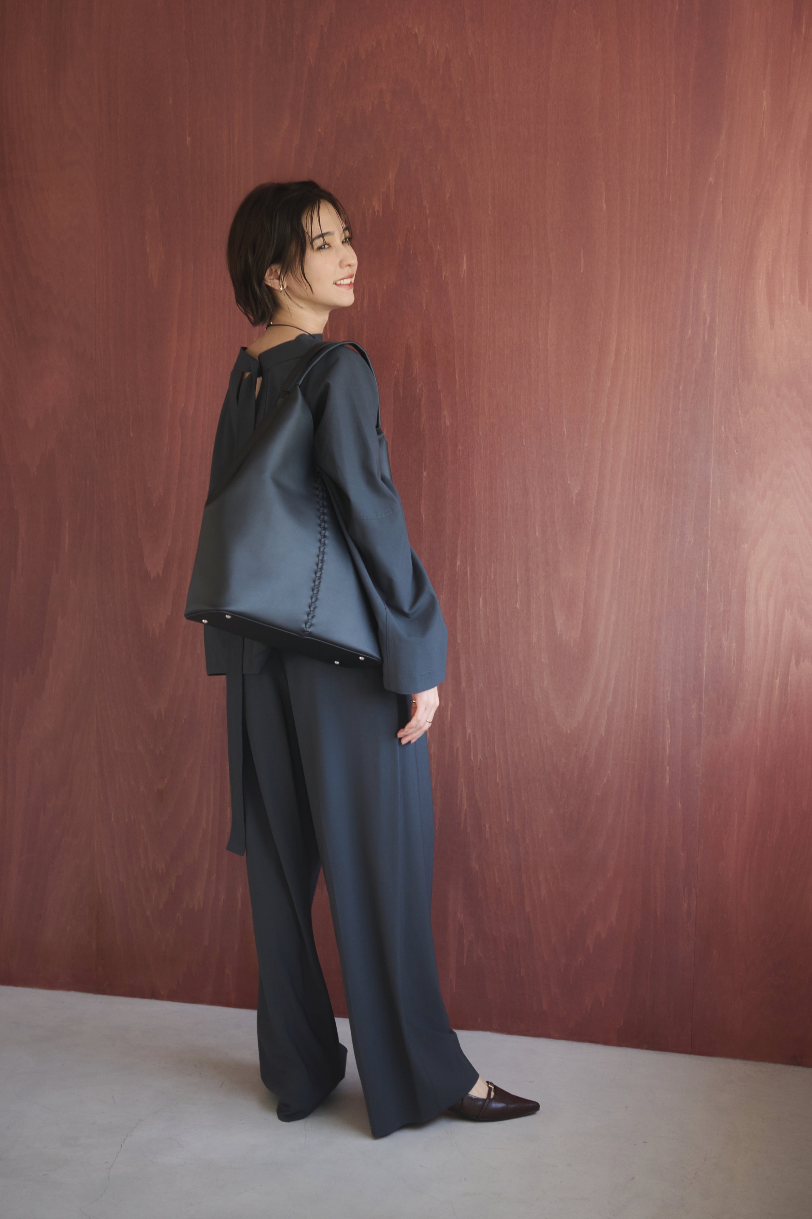 新品未使用タグ付き/LOVST TOKYOグレープレザートートバッグ Grape Vine Tote Bag | LOVST TOKYO, グレープレザー