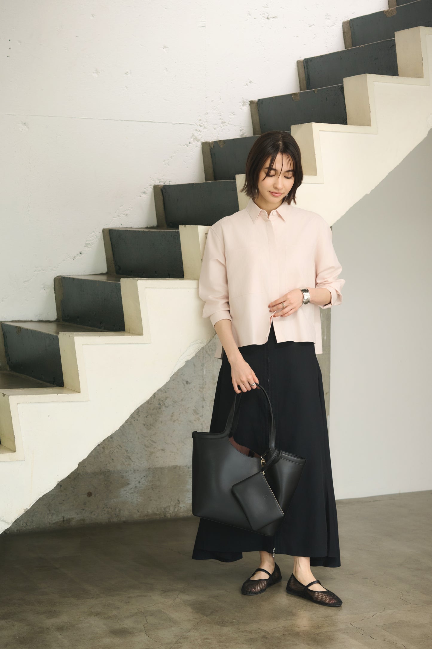Apple Half-moon Tote Bag