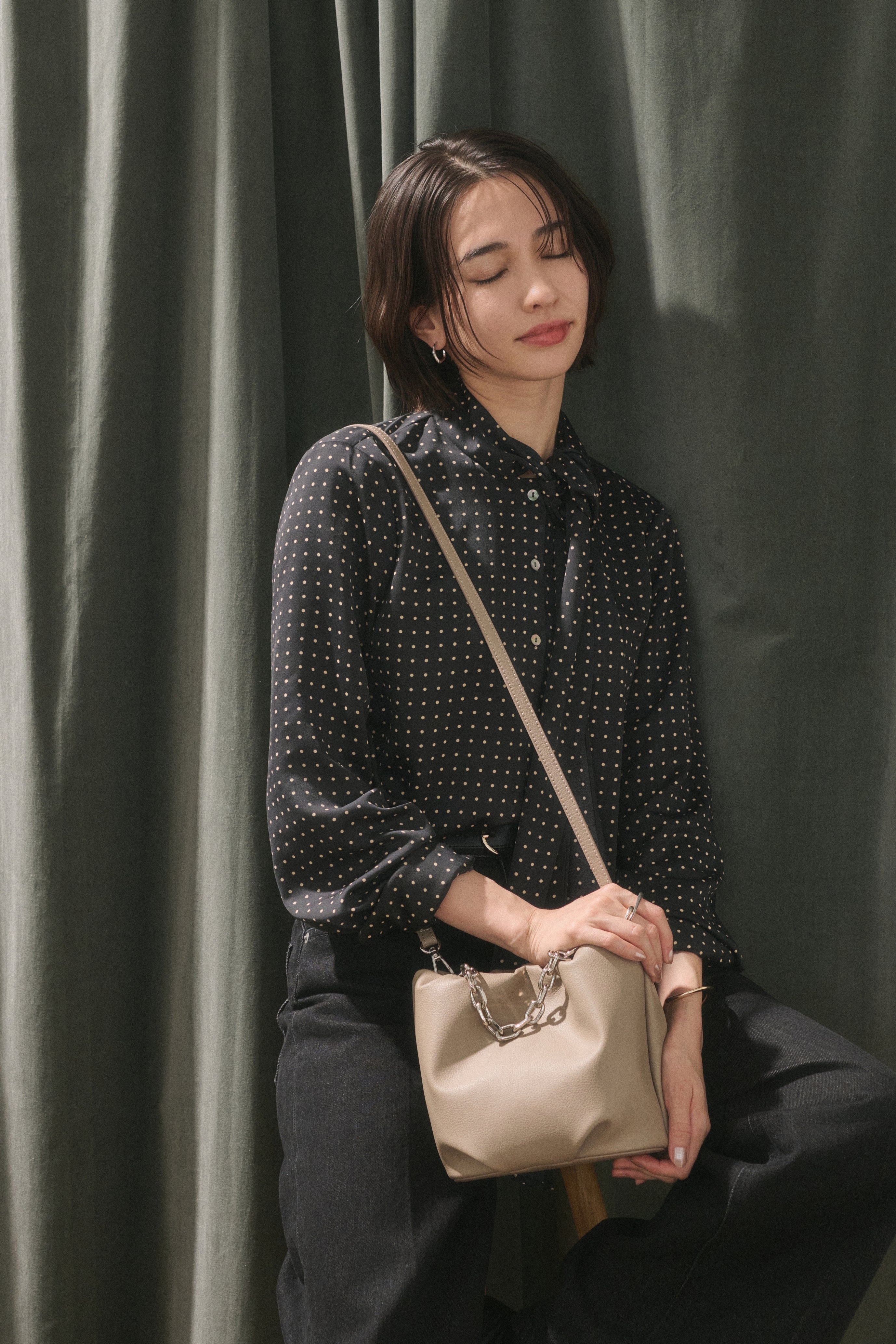 国産アップルレザー製「Apple 4Way Gather Bag」| LOVST TOKYO