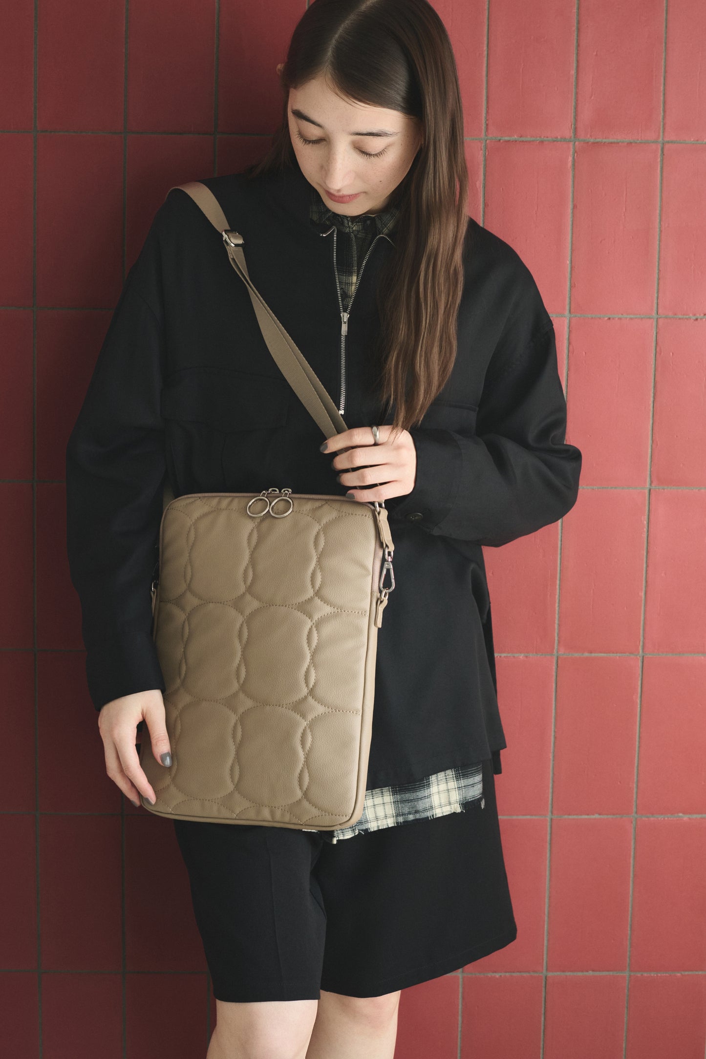 Apple 2Way Quilting Laptop Bag