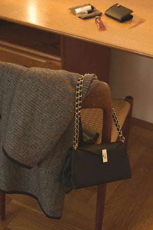 レディースチェーンバッグ | イタリア産グレープレザー | Grape 3Way Chain Bag