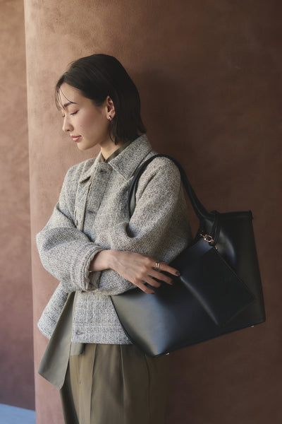 Apple Half-moon Tote Bag