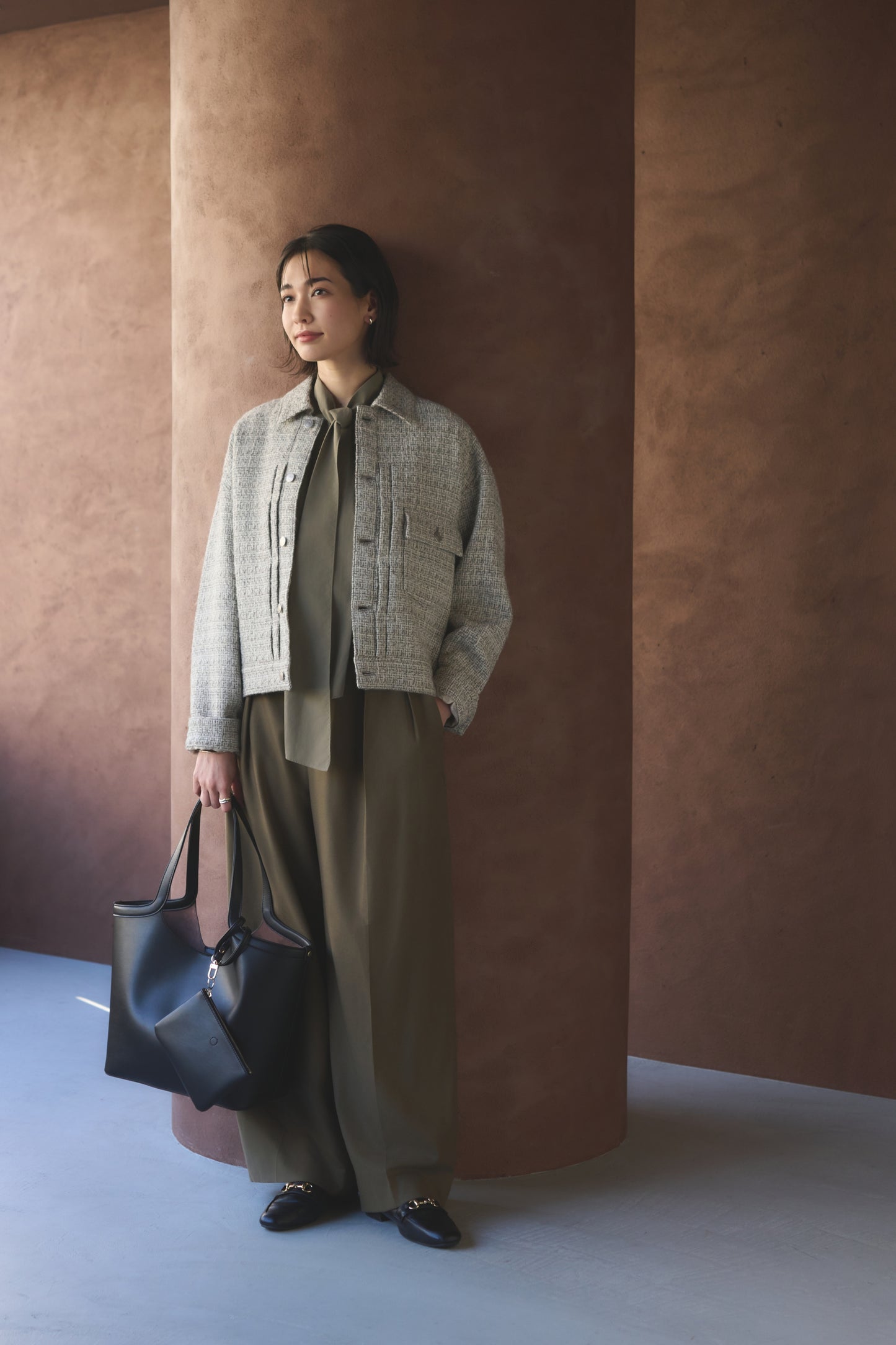 Apple Half-moon Tote Bag