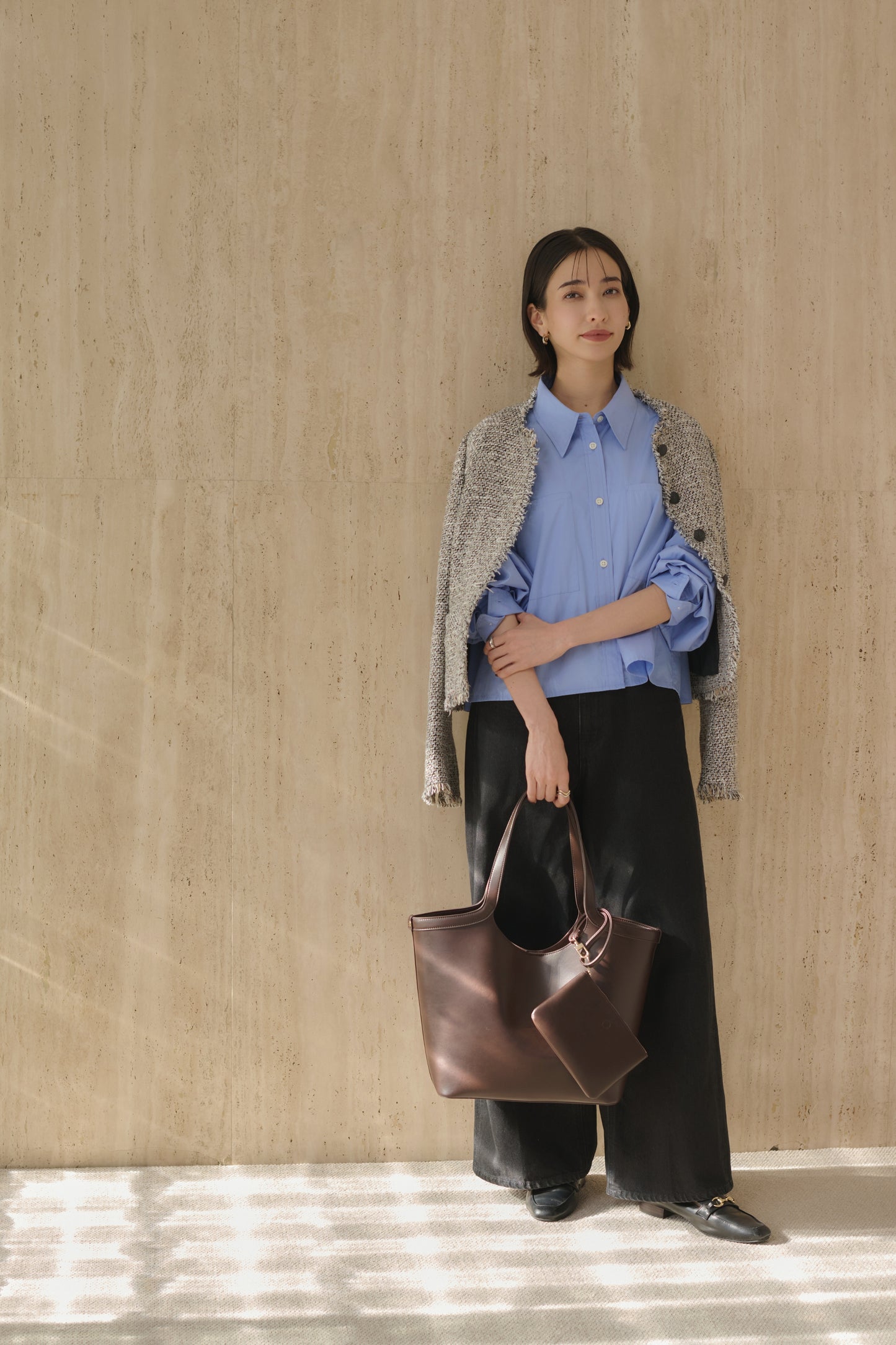 Apple Half-moon Tote Bag