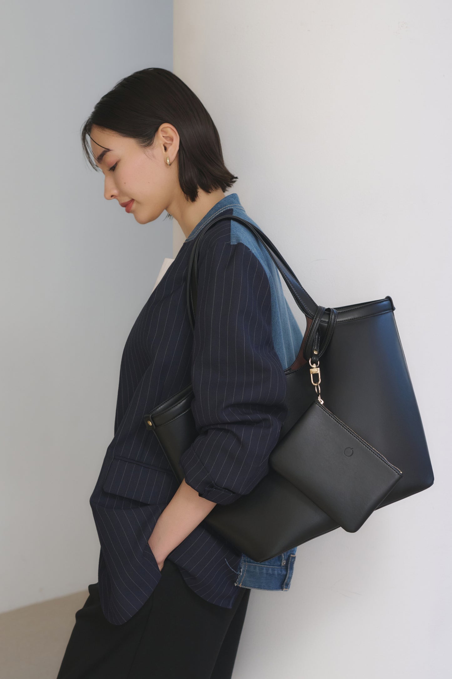 Apple Half-moon Tote Bag