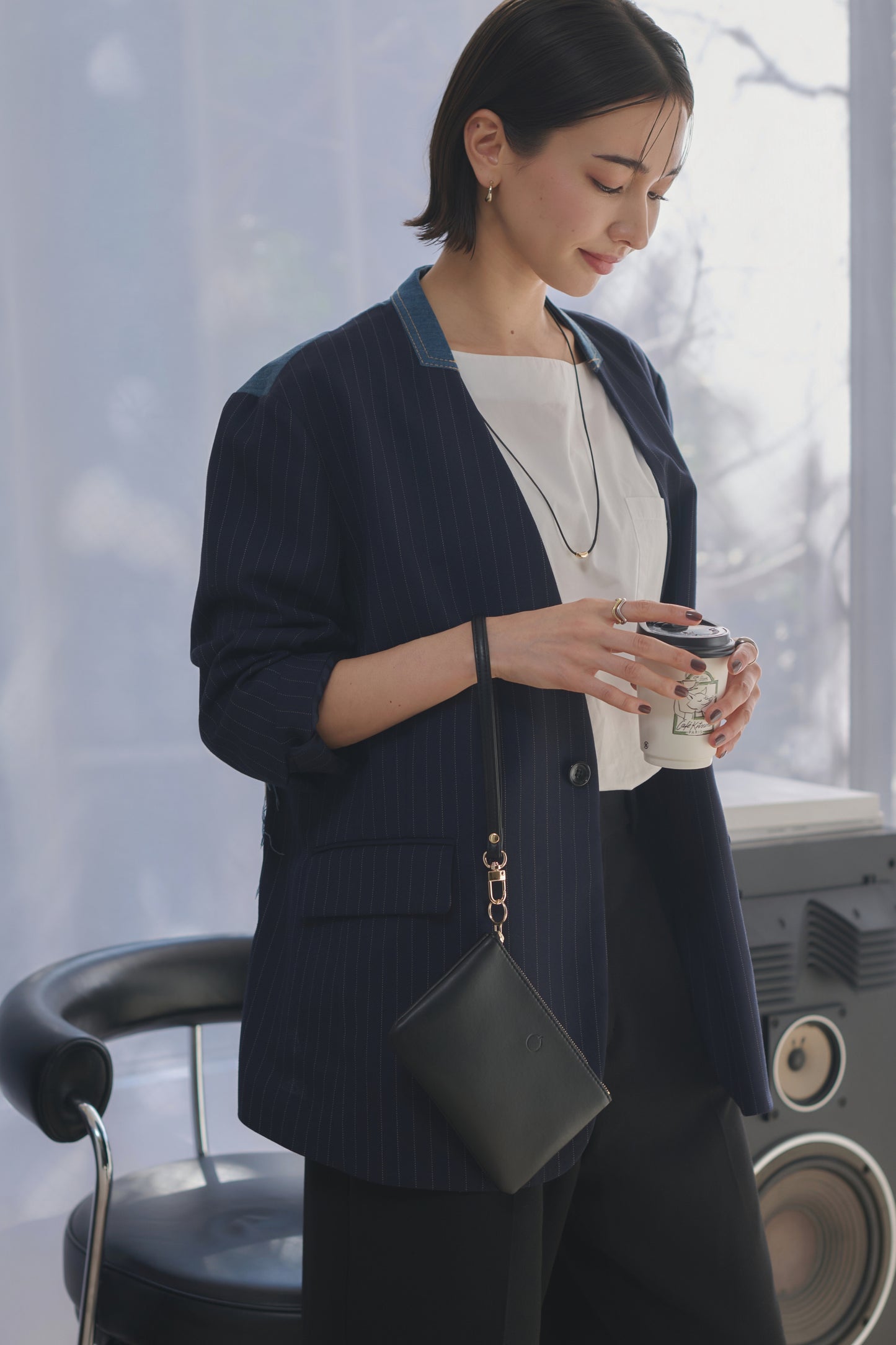 Apple Half-moon Tote Bag