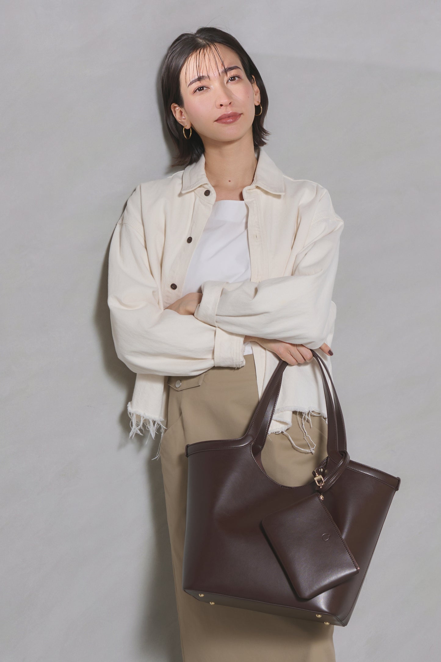Apple Half-moon Tote Bag