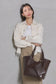 Apple Half-moon Tote Bag